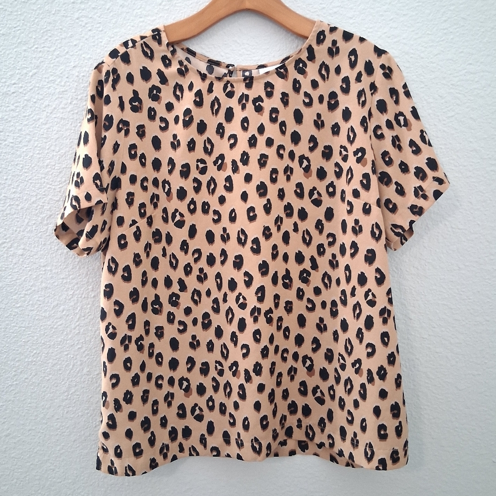 A New Day XL Cheetah Print Blouse